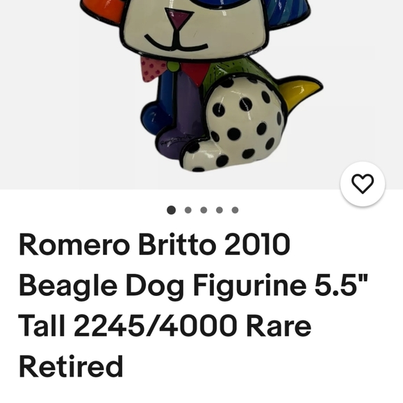 NWOT- Britton Limited "ROYALTY DOG" #0048 - Picture 8 of 9
